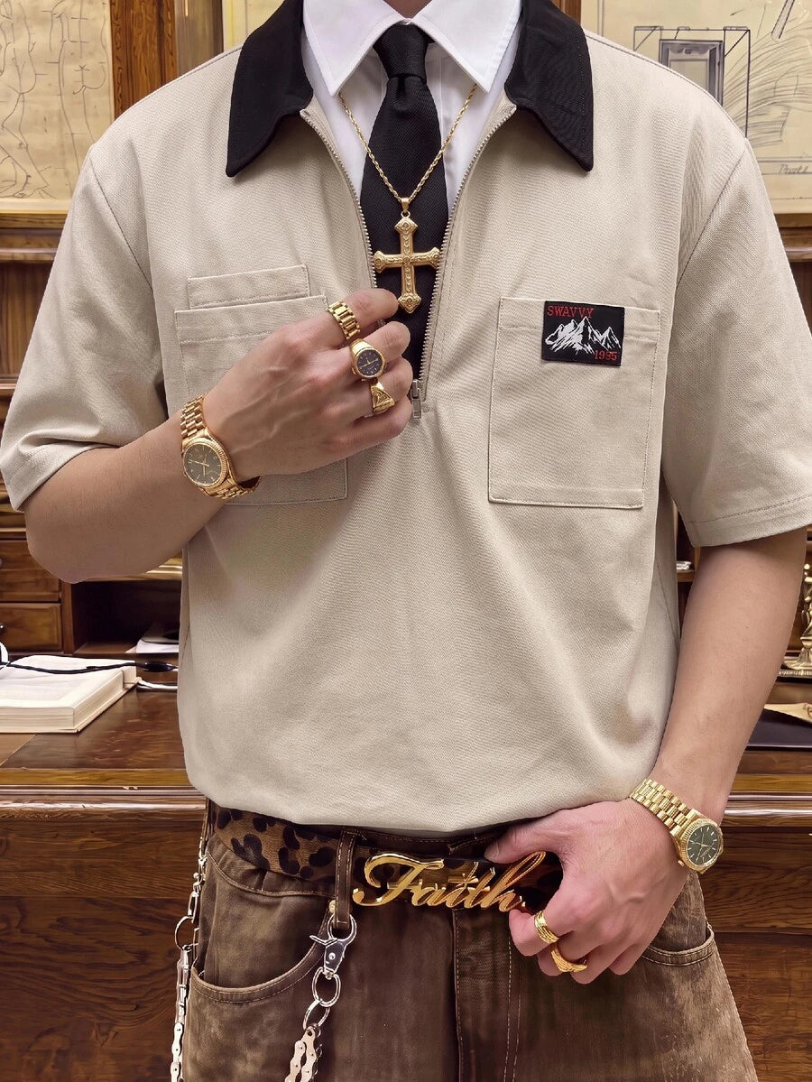 Camisa Polo Pavtros Oversized