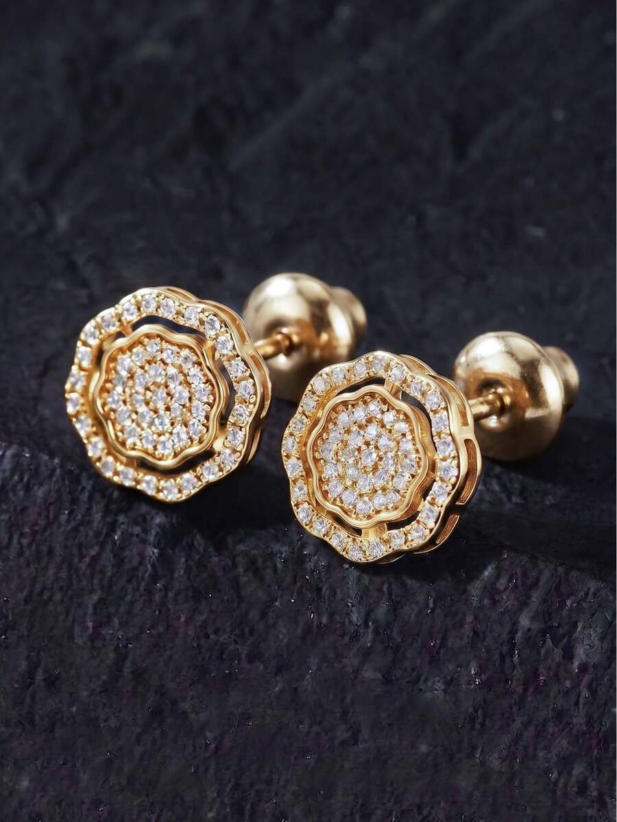 Brincos Flor Gold