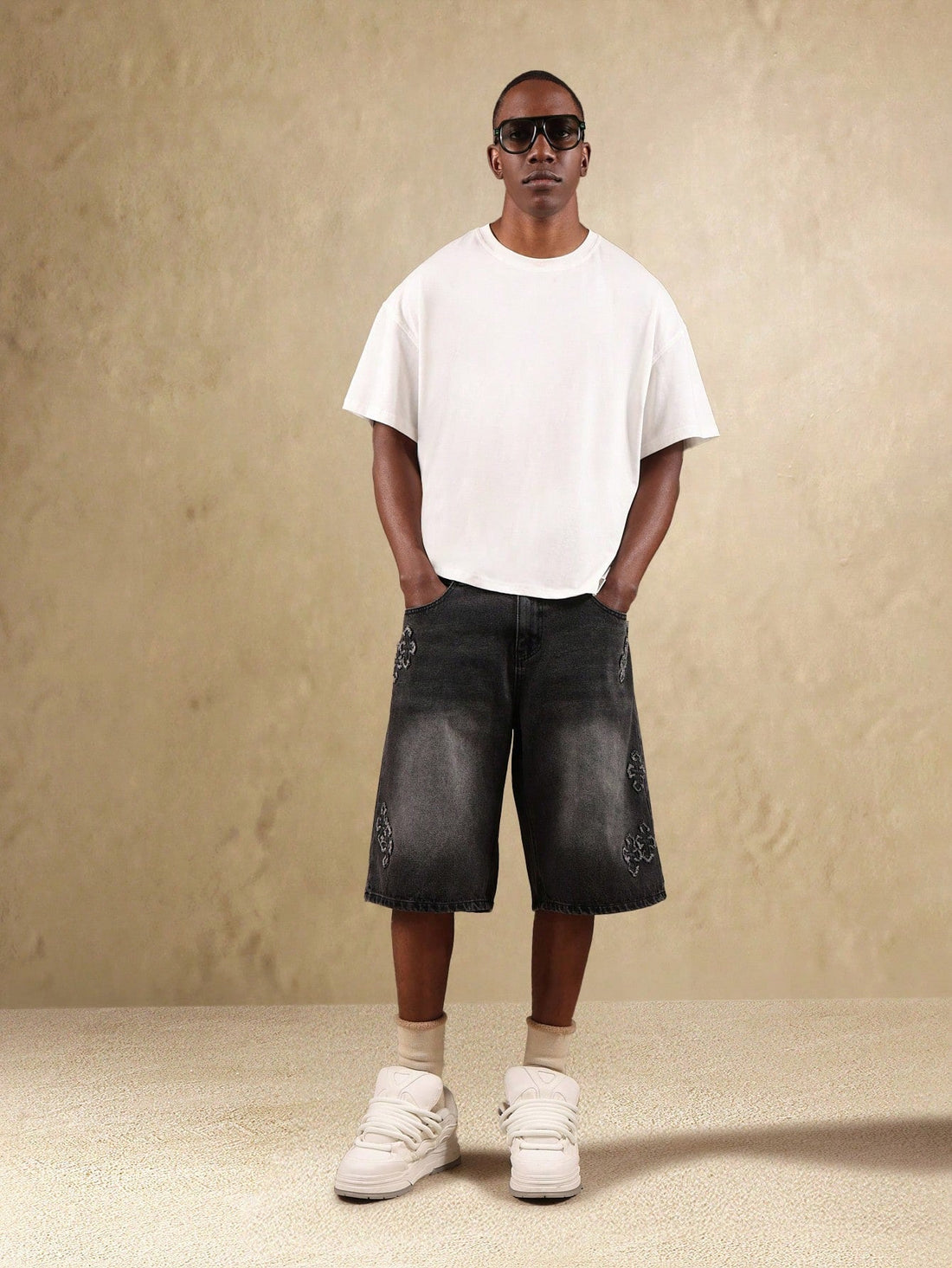 Short Pavtros Denim Cruz Jeans — Foto 1