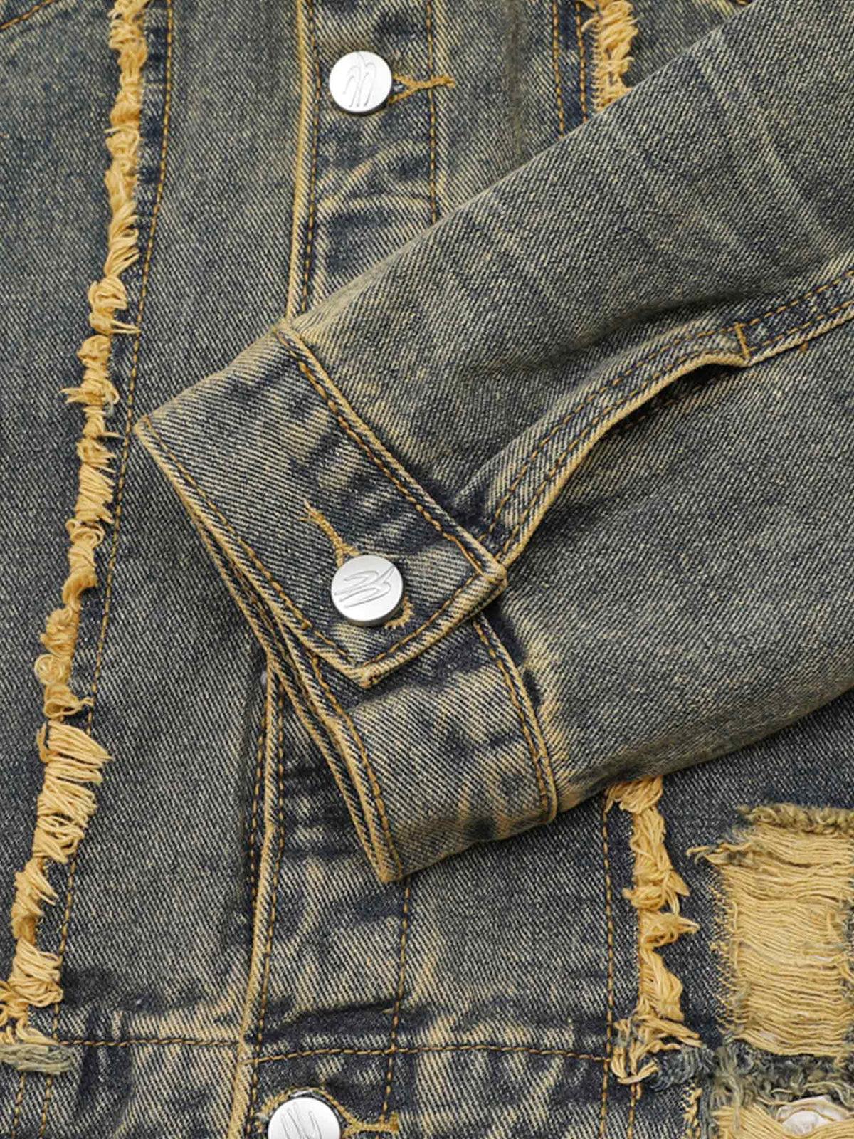 Jaqueta Pavtros Raw Edge Distressed - foto 9