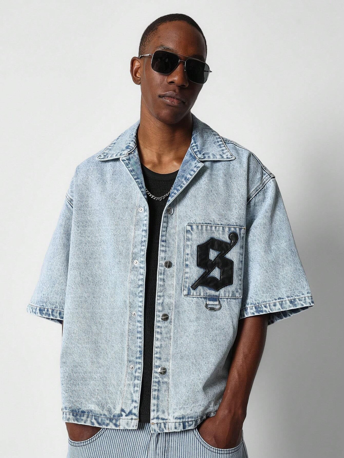 Camisa Pavtros Denim PU Jeans
