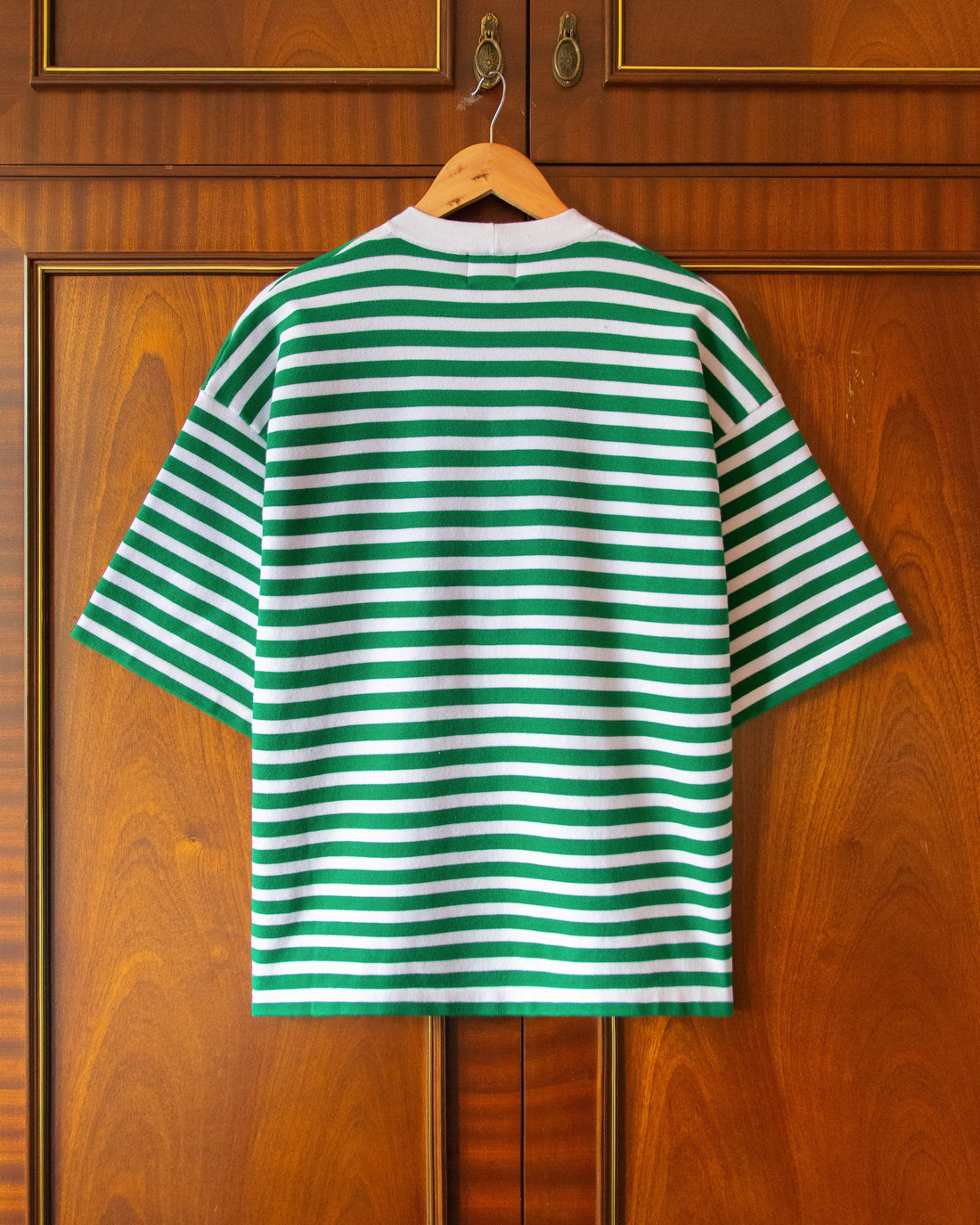 Camiseta Masculina Knitted Peeping Green — Pavtros