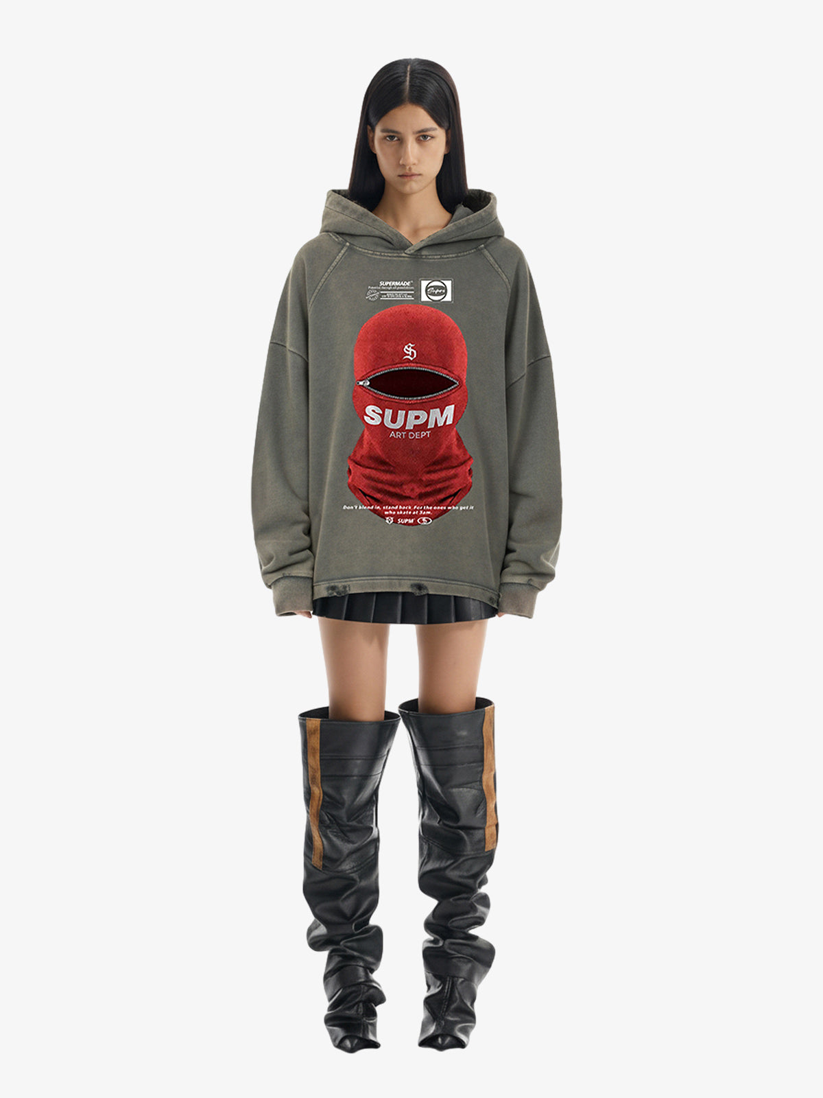 Moletom Pavtros Balaclava Red Mask Hoodie - foto 6