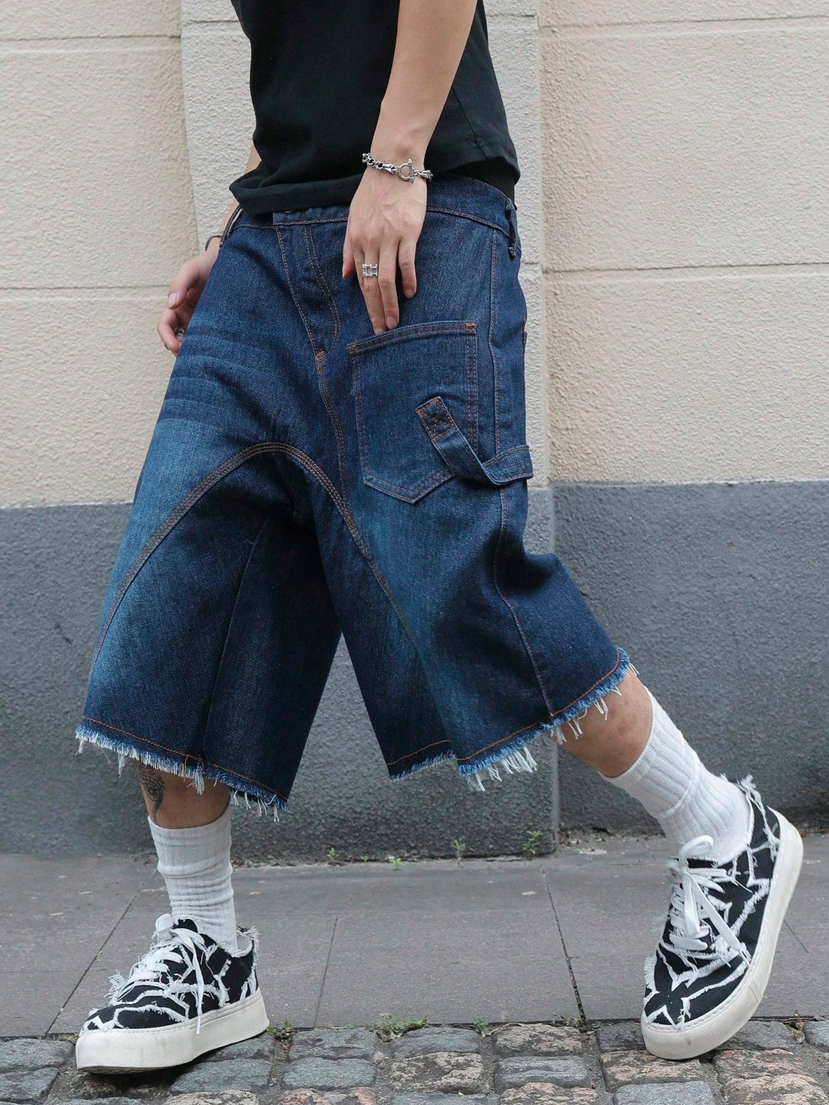 Short Pavtros Denim Black Stusy - foto 3