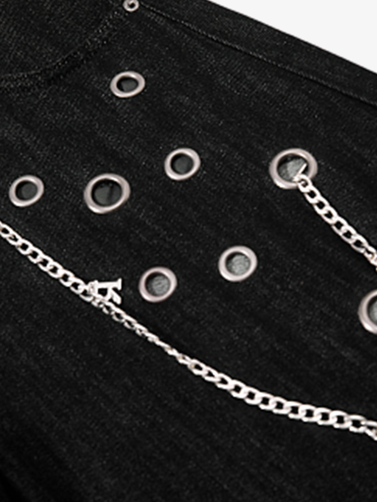 Calça Pavtros Eyelet Chain Baggy