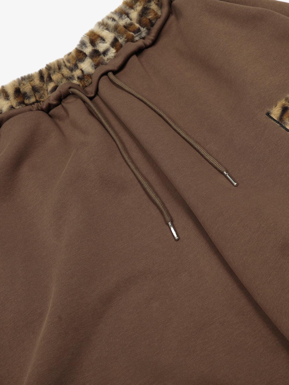 Calça Pavtros Double Waist Leopard Patch
