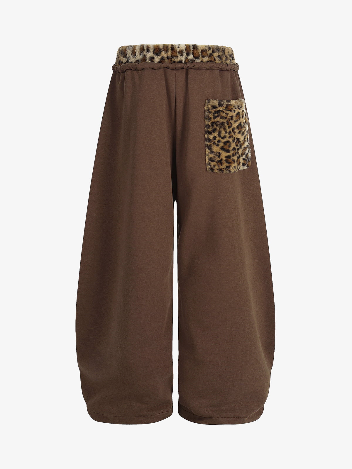 Calça Pavtros Double Waist Leopard Patch