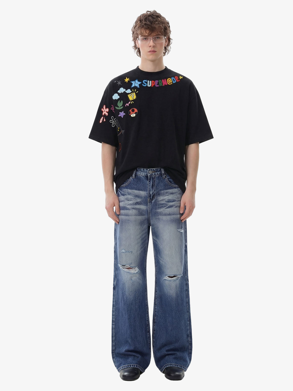 Calça Pavtros Ripped Washed