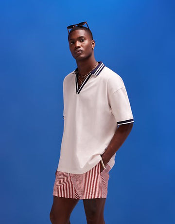 Camiseta Pavtros Polo Oversized White
