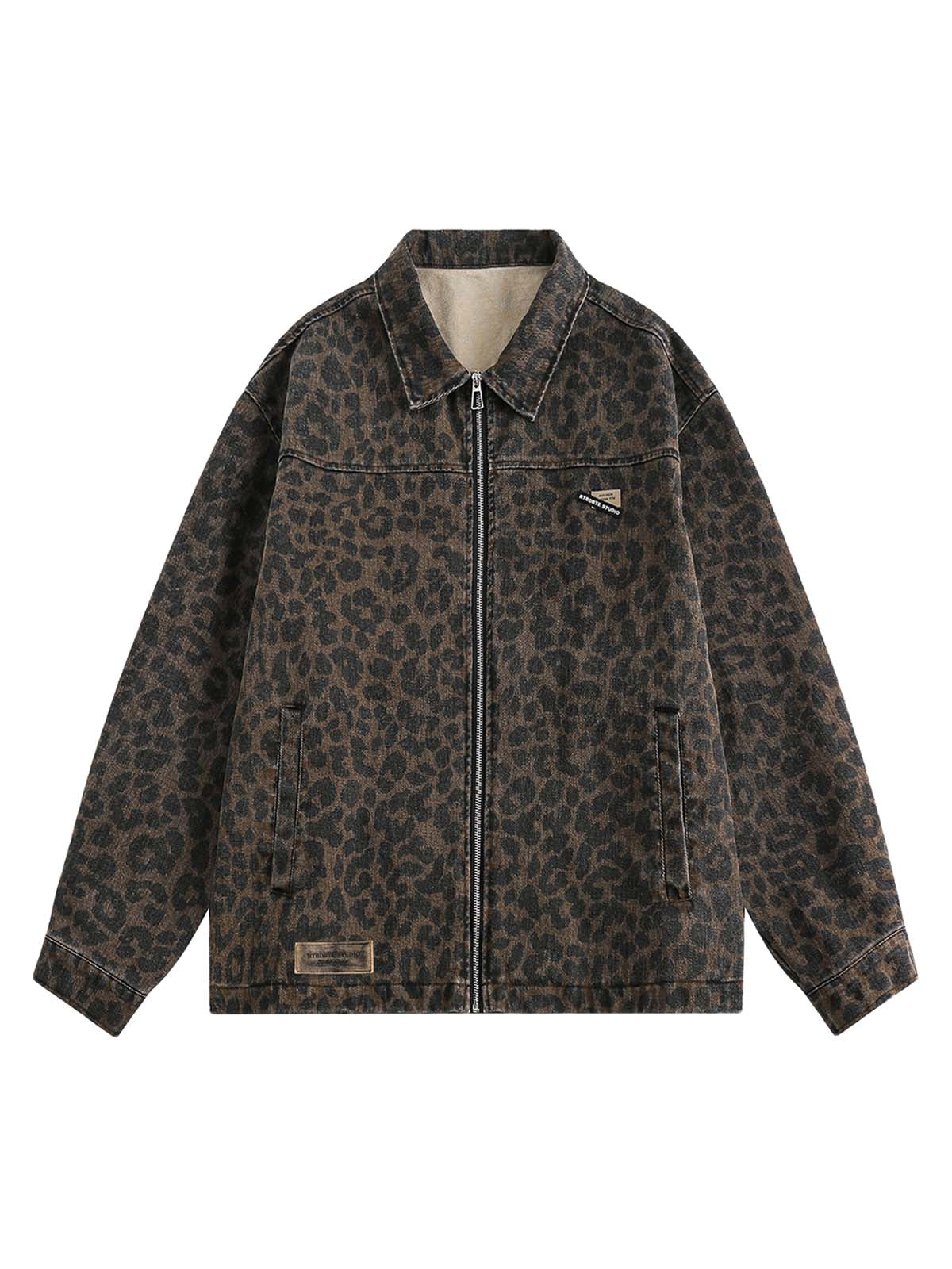 Jaqueta Pavtros Vintage Washed Cheetah - foto 2