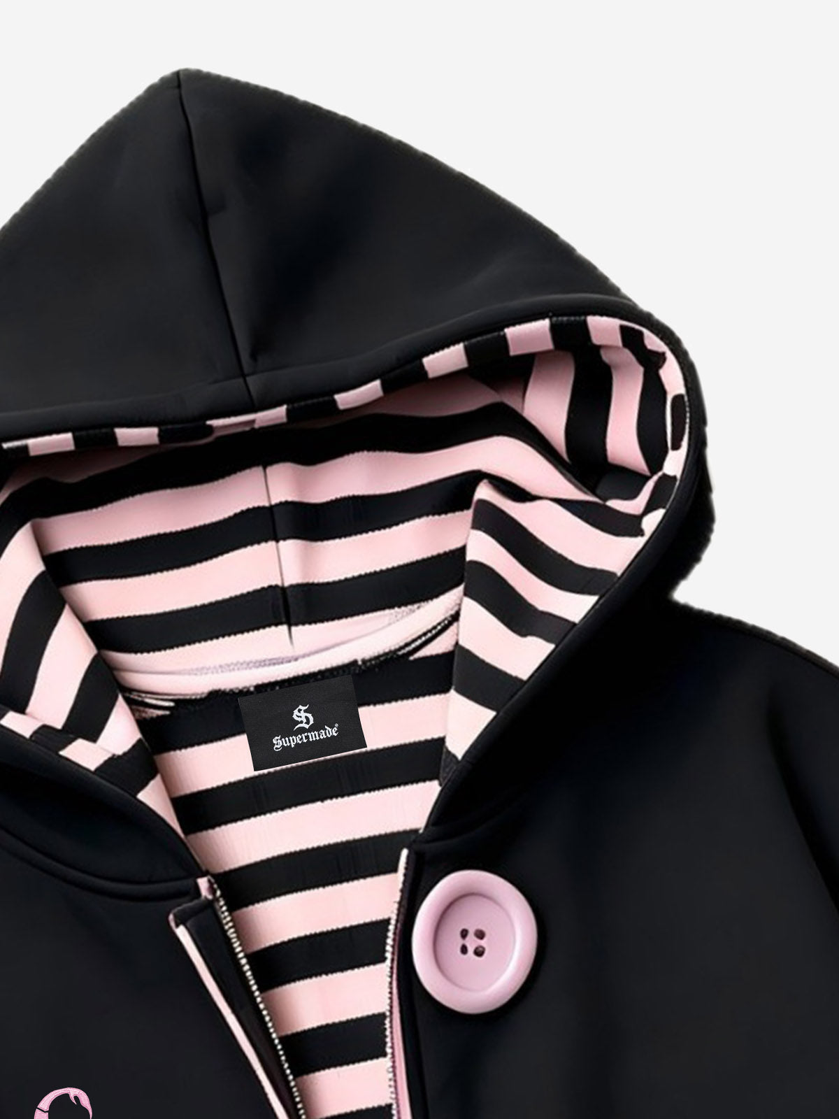 Moletom Pavtros Scorpion Embroidered Striped Lining