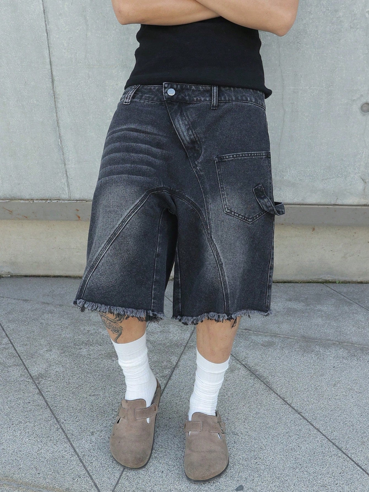 Short Pavtros Denim Black Stusy - foto 2