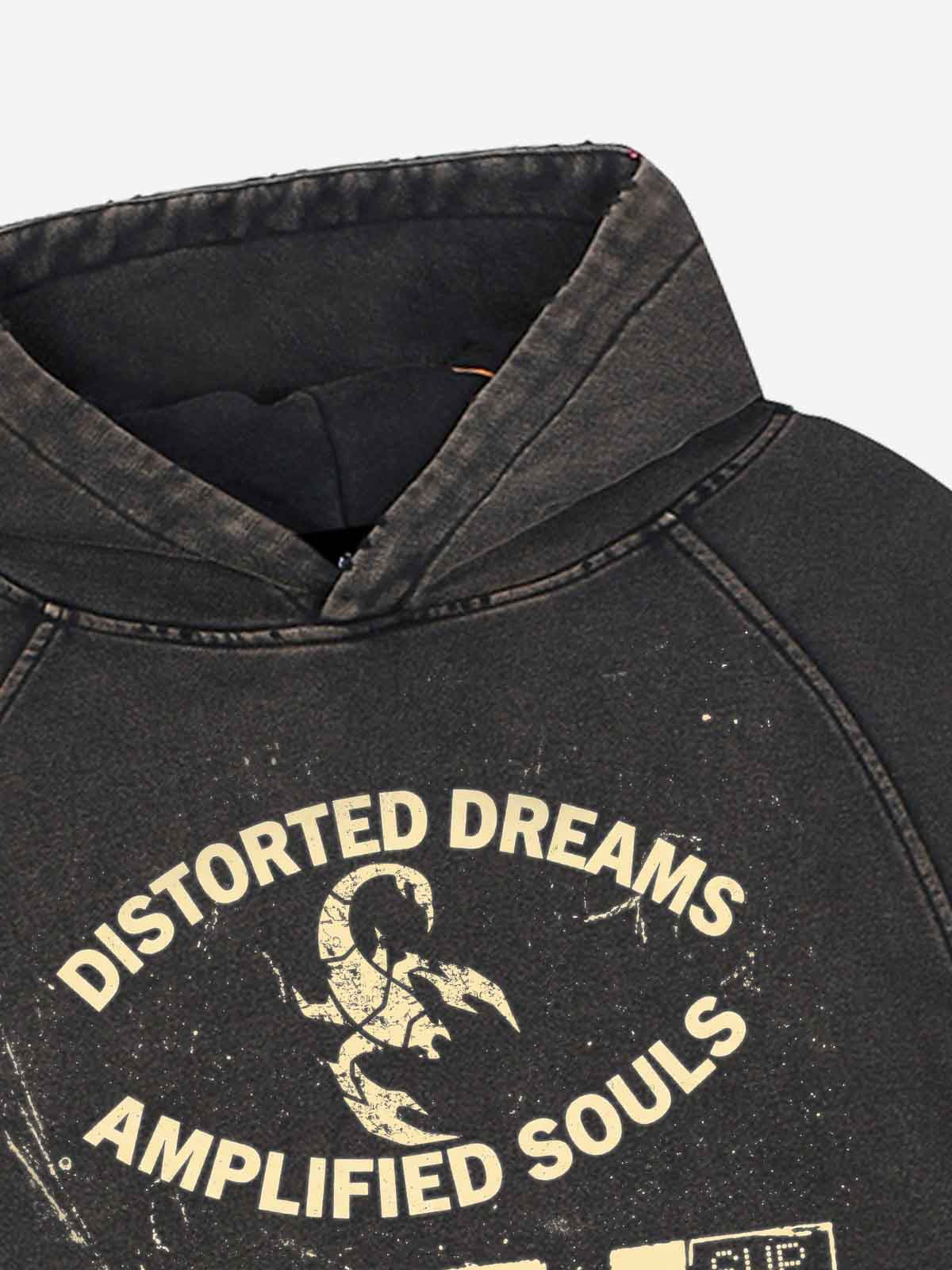 Moletom Pavtros Distorted Dreams Washed Hoodie - foto 4
