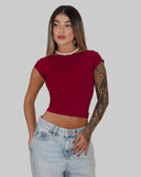 Cropped Back All Baby Tee