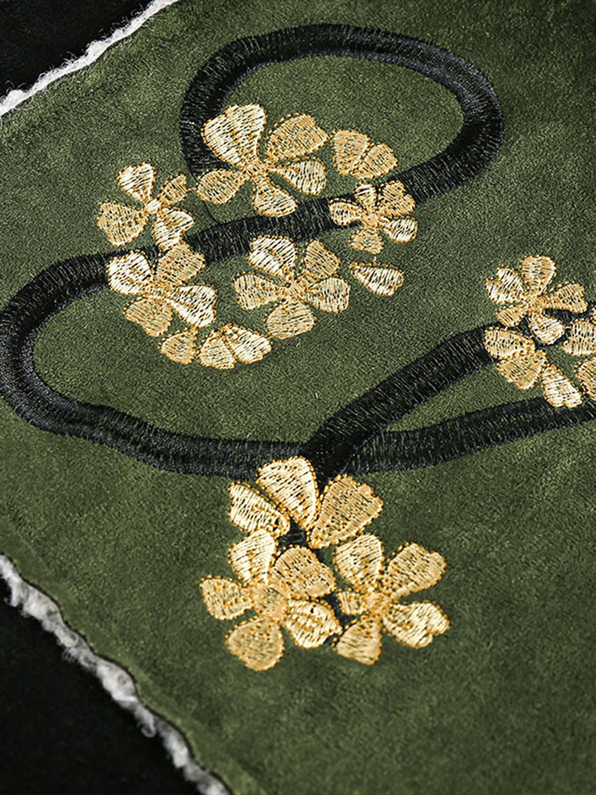 Jaqueta Pavtros Floral Embroidered Fleece - foto 9