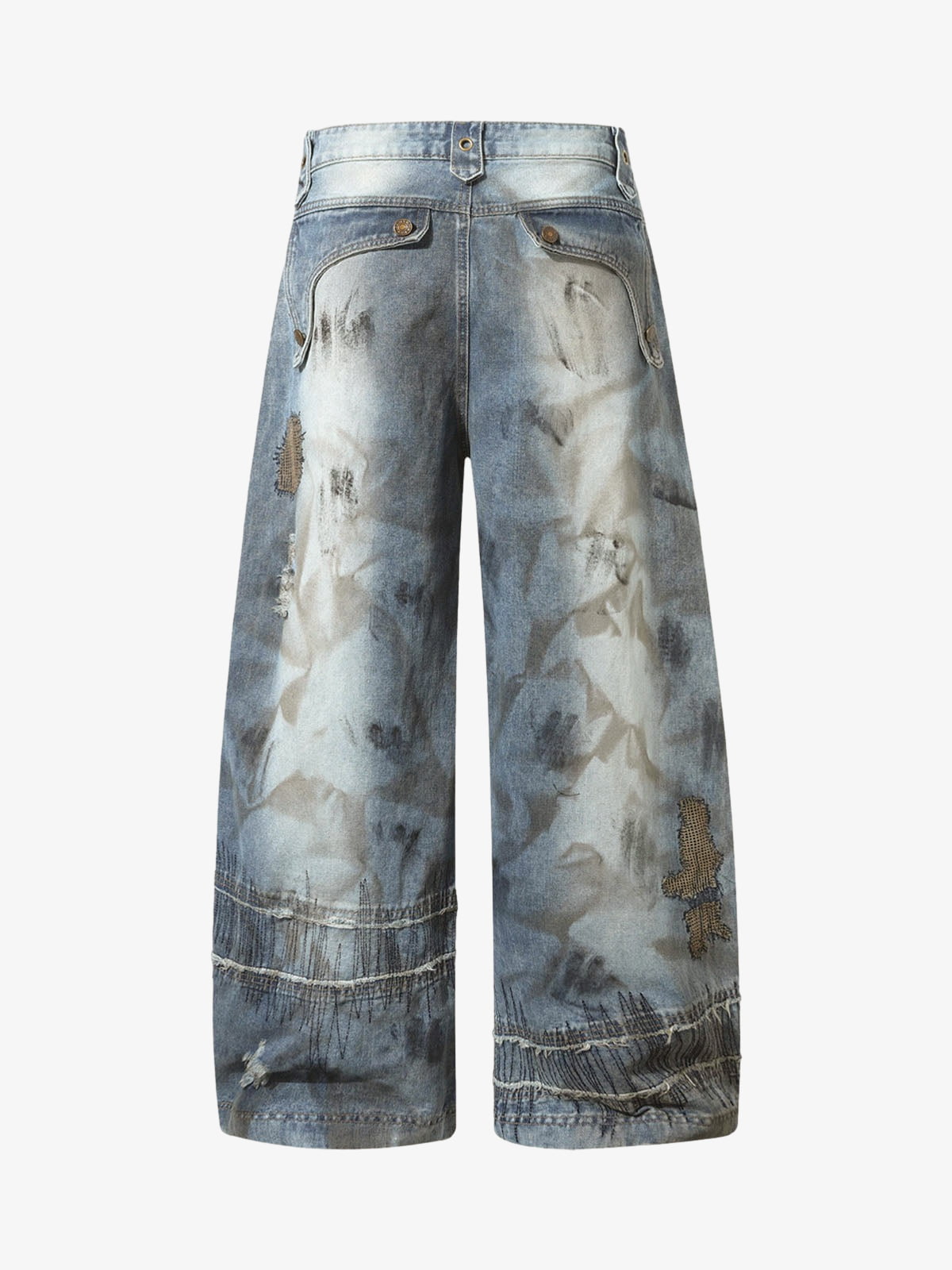 Calça Pavtros Washed Barrel Jeans