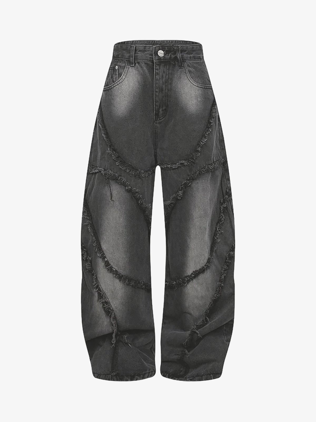 Calça Pavtros Washed Distressed Raw Edge