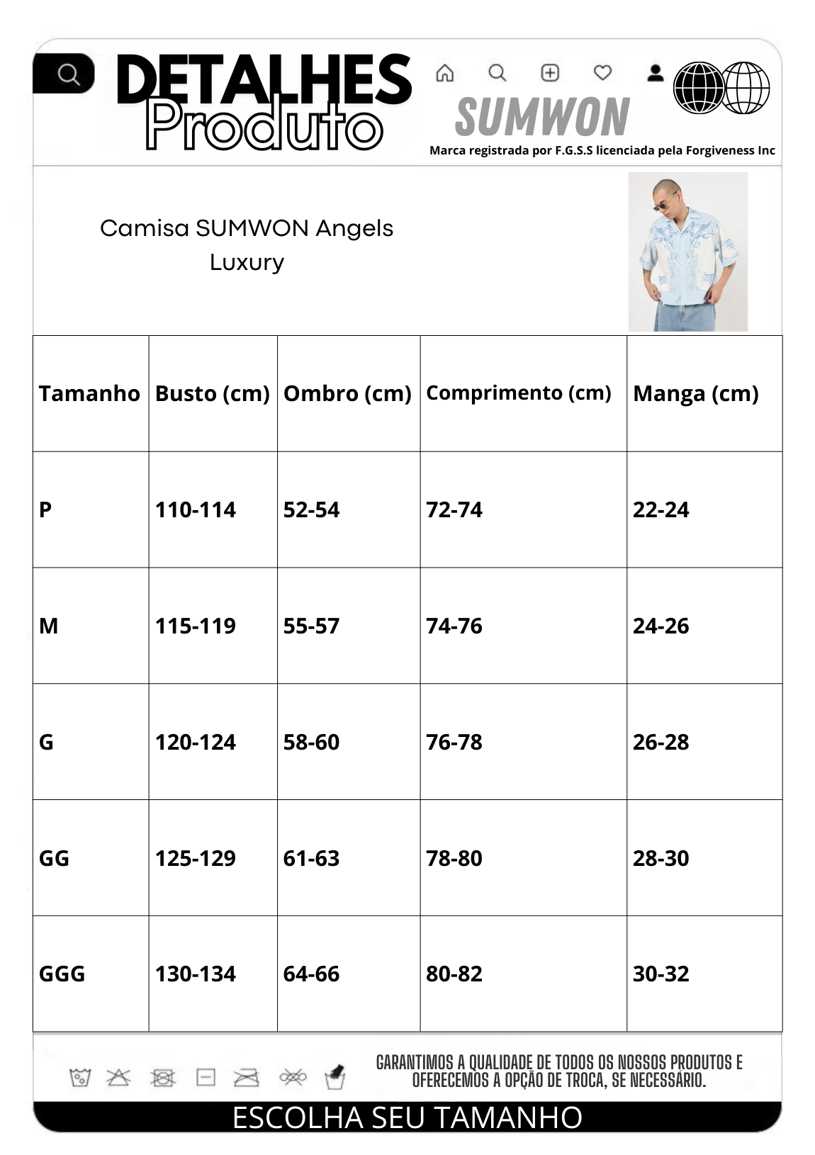 Camisa Pavtros Angels Luxury