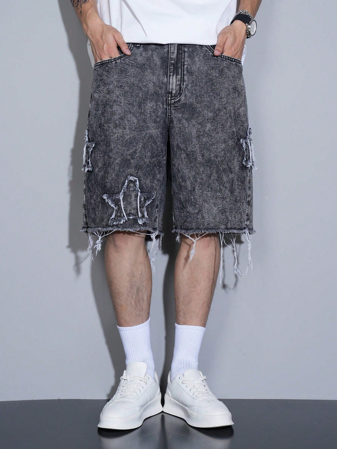 Short Pavtros Denim Star — Foto 1