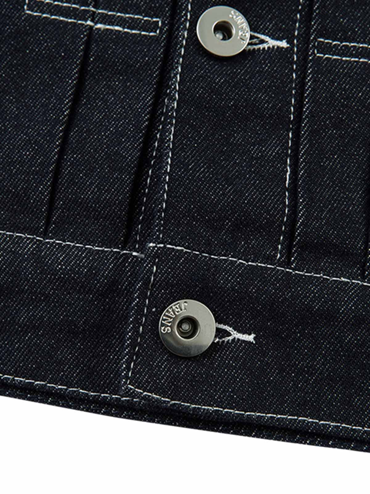 Jaqueta Pavtros Retro Color Denim Jacket - foto 7