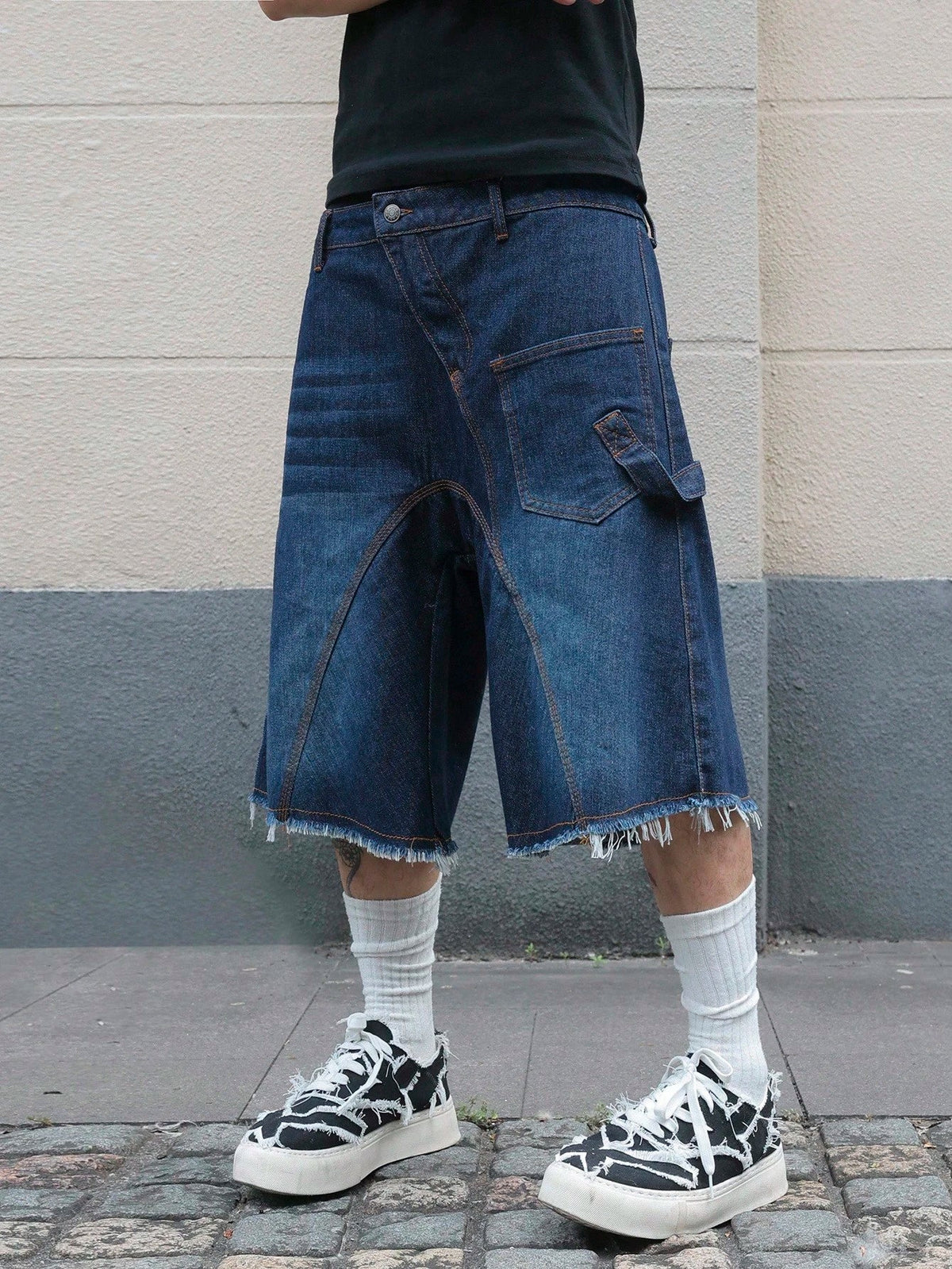 Short Pavtros Denim Black Stusy - foto 4