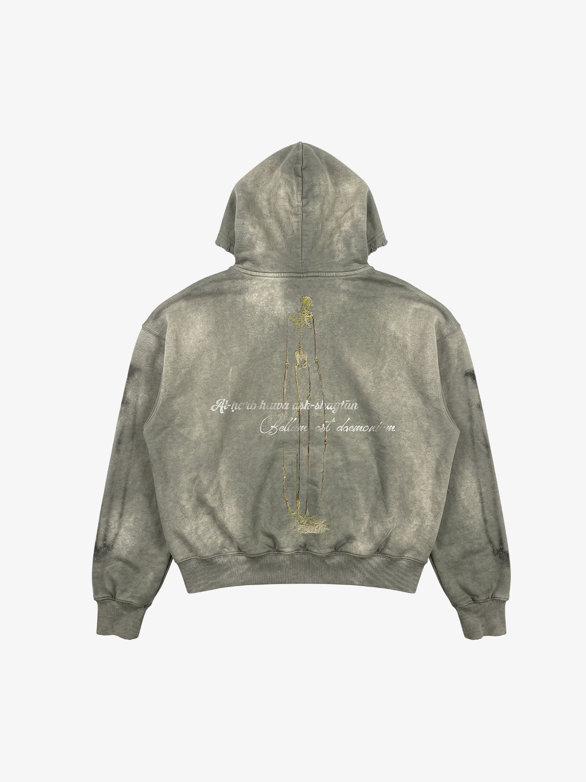 Moletom Pavtros Skull Graphic Washed