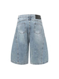 Shorts Ripped Deconstructed Split Barrel