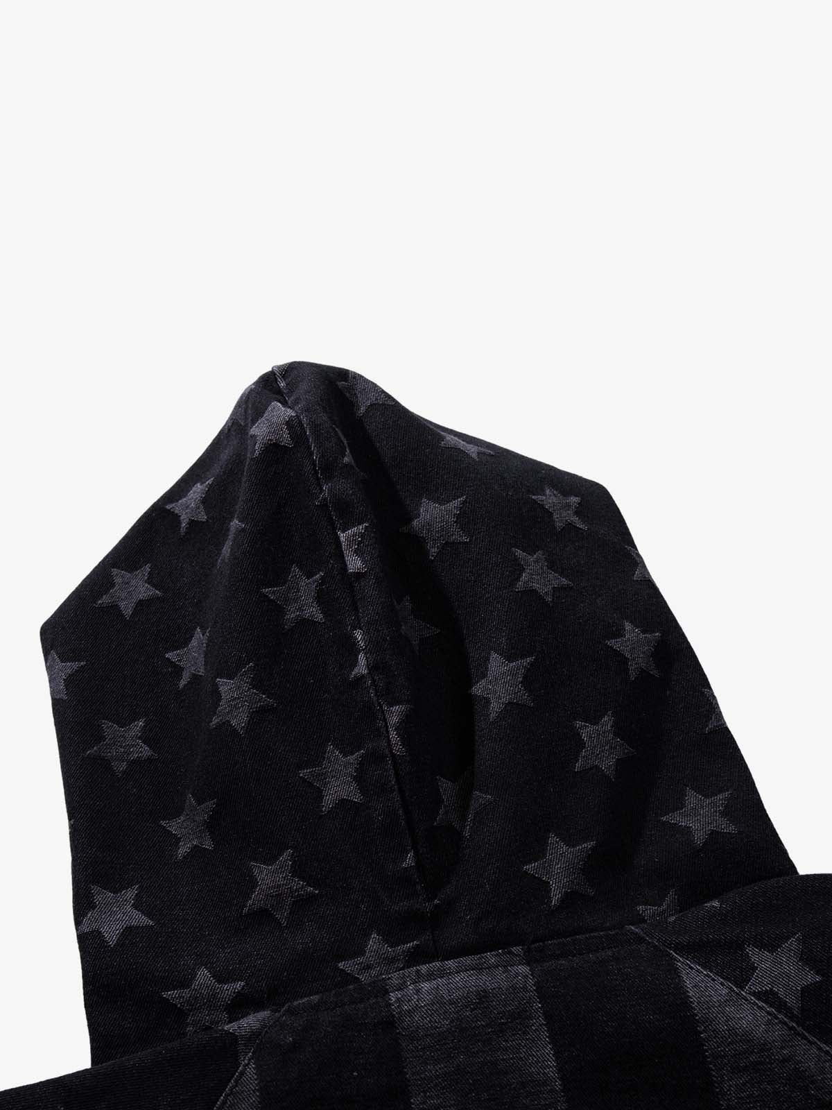 Moletom Pavtros Distressed Star Print Boxy