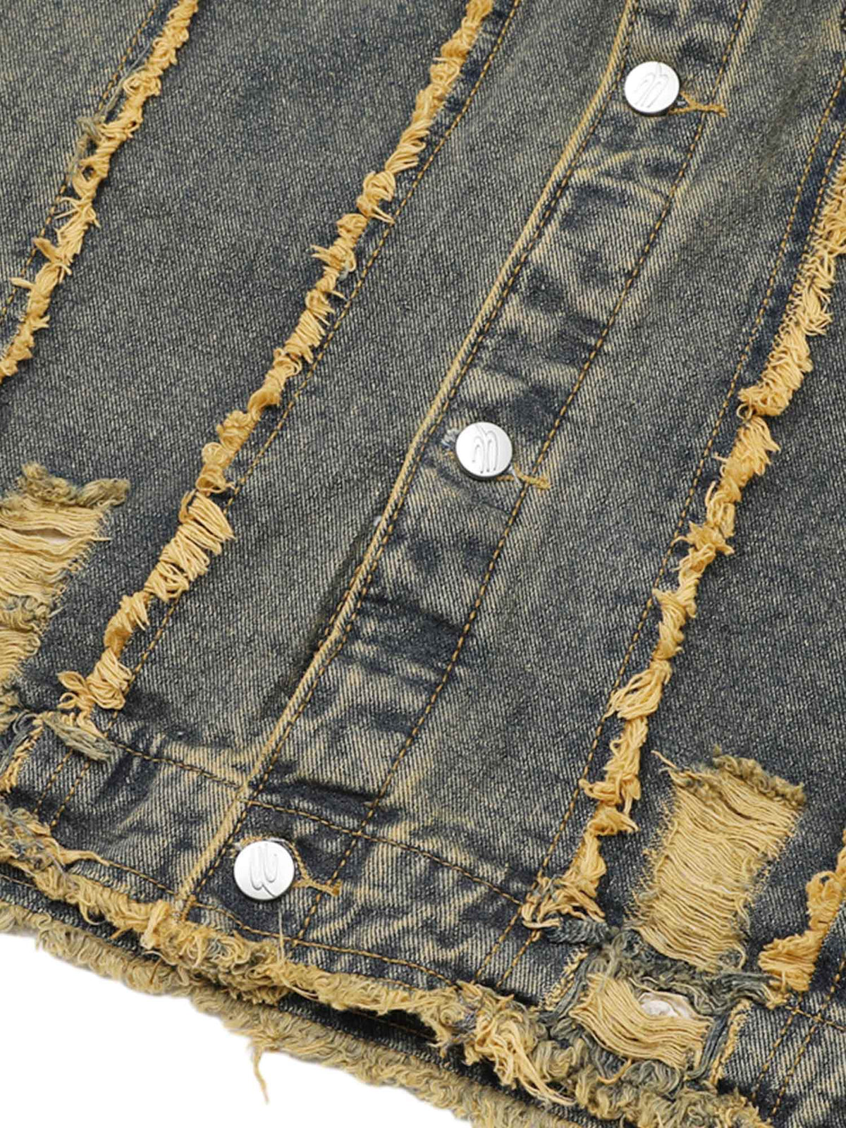 Jaqueta Pavtros Raw Edge Distressed - foto 11