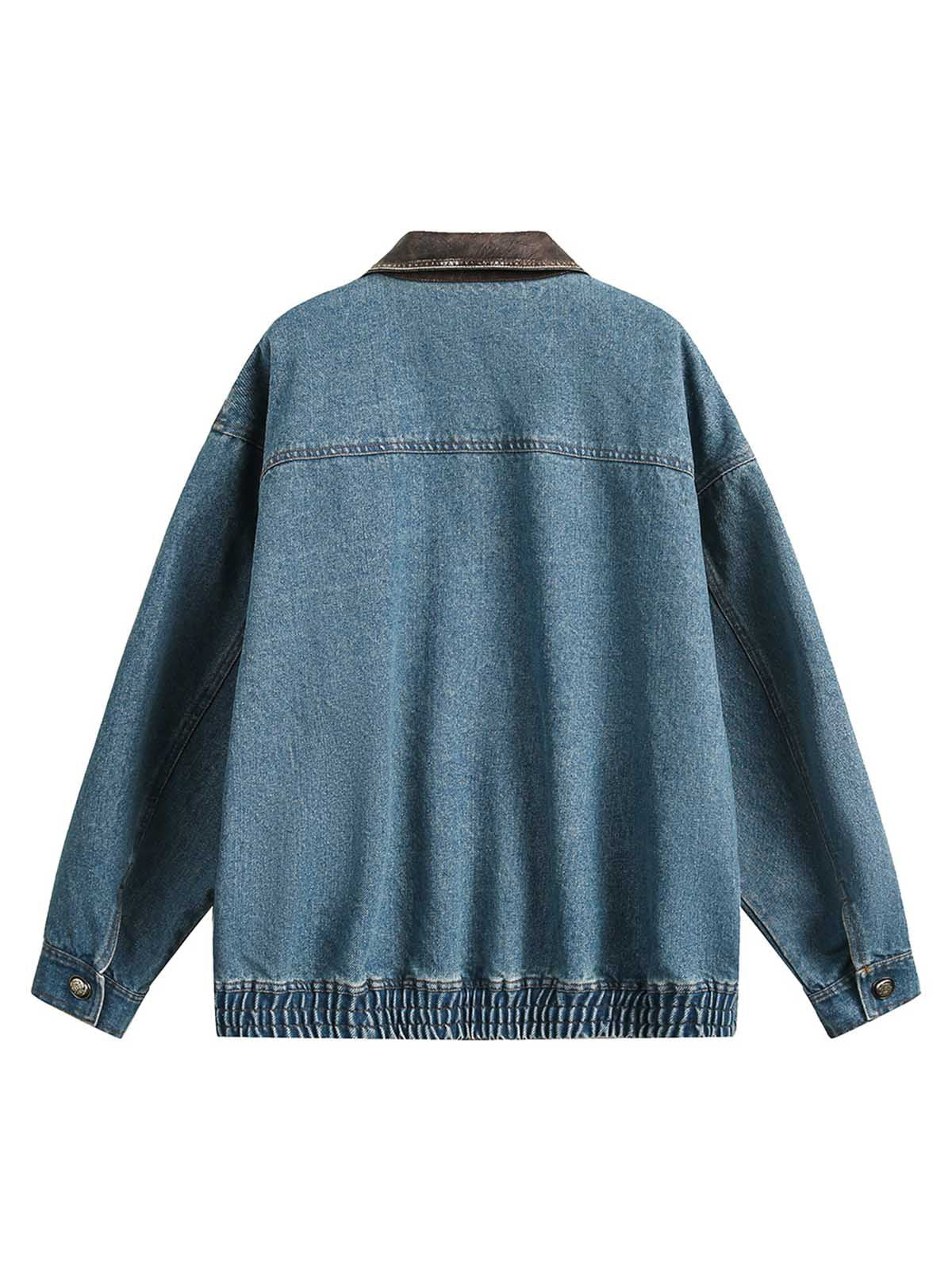 Jaqueta Pavtros Heavy Washed Denim Work - foto 4