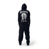 HOODIE ZIPER SOSA BLACK
