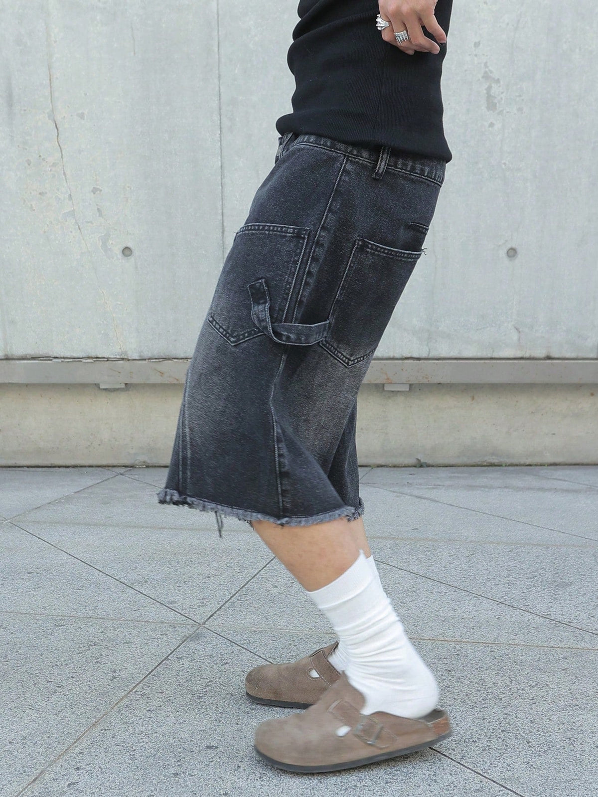 Short Pavtros Denim Black Stusy - foto 7