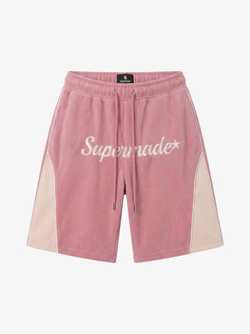 Shorts Pavtros Letter Embroidered Color Block