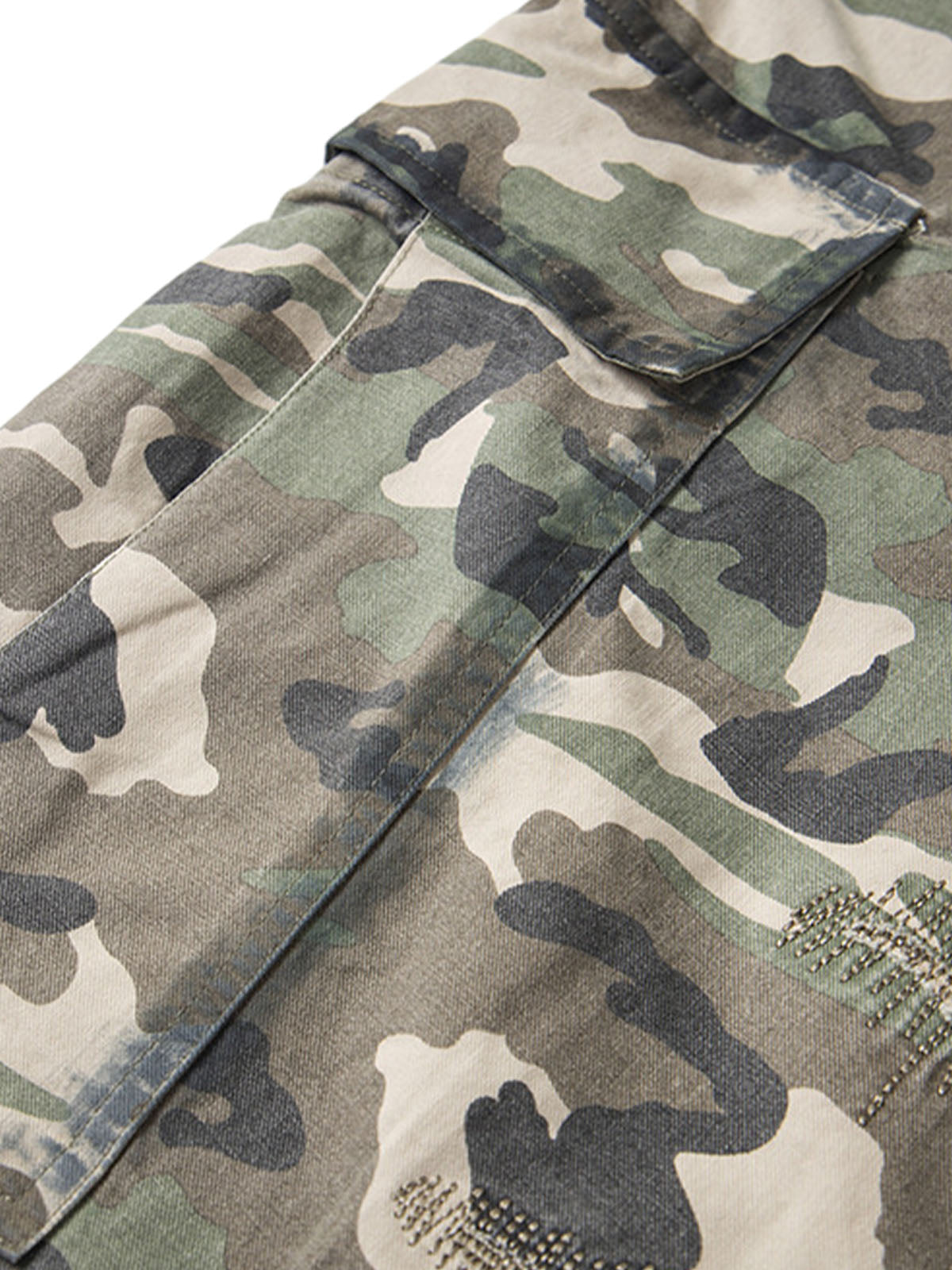 Short Pavtros Camouflage Badge Cargo - foto 6