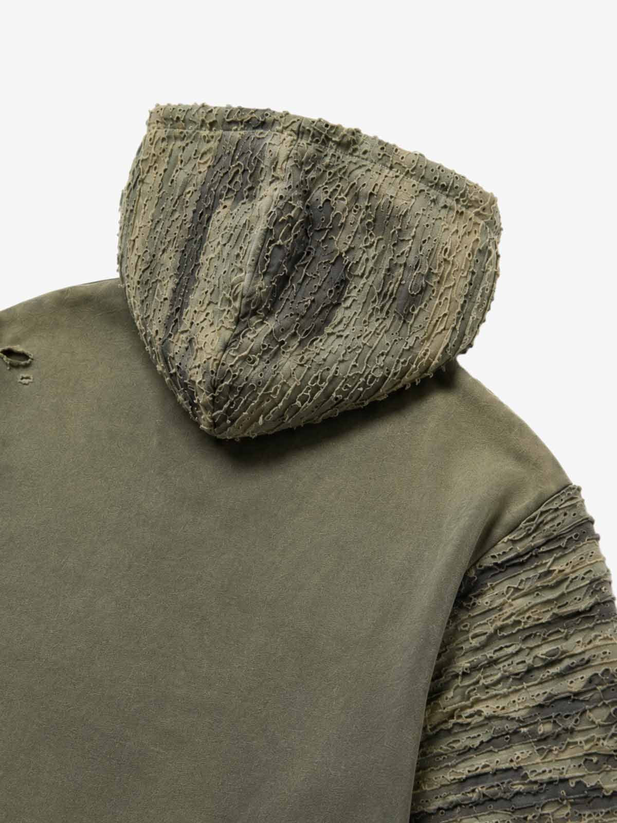 Moletom Pavtros SUPM Army Zip-Up Washed - foto 6