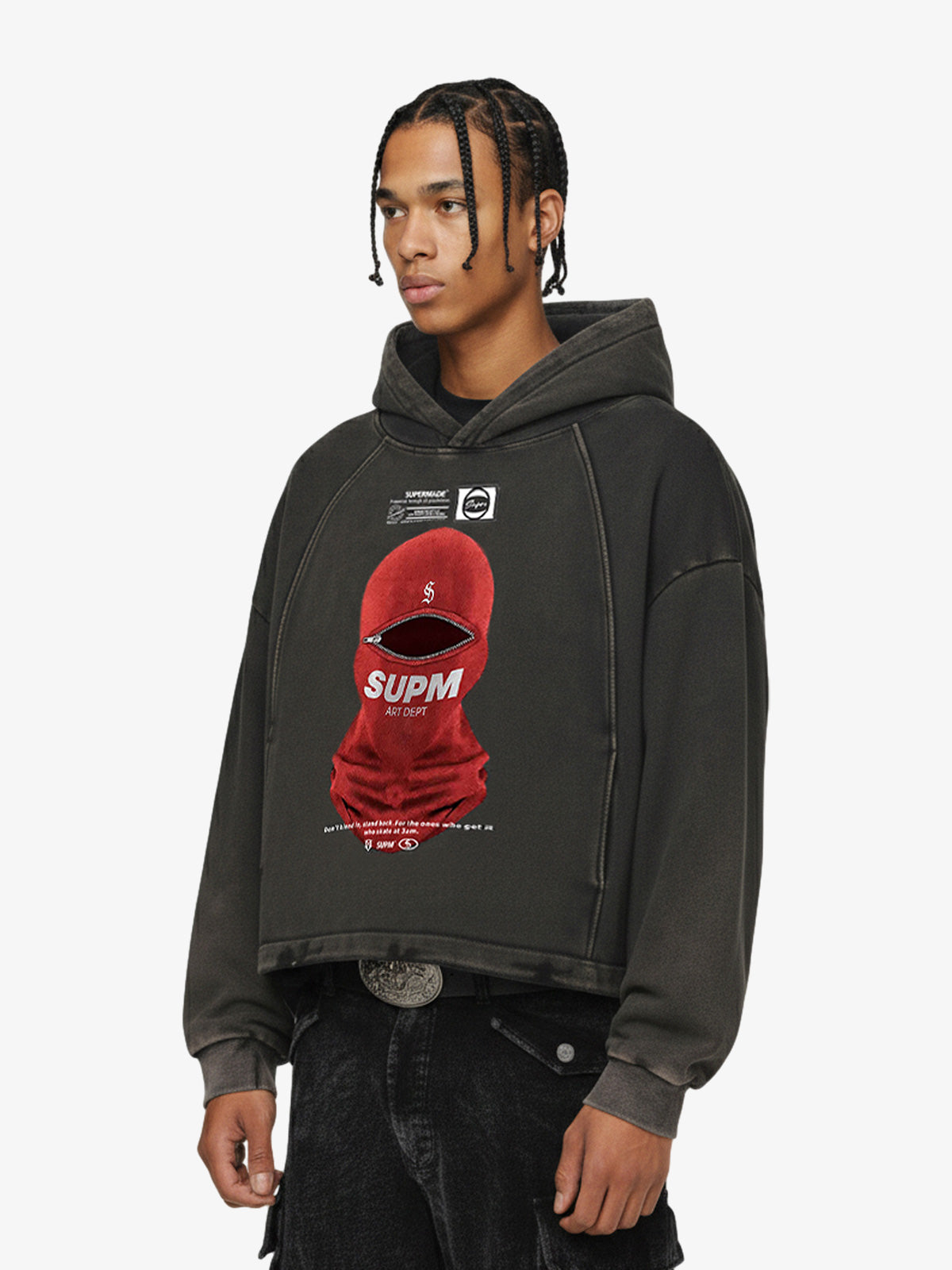 Moletom Pavtros Balaclava Red Mask Hoodie - foto 5