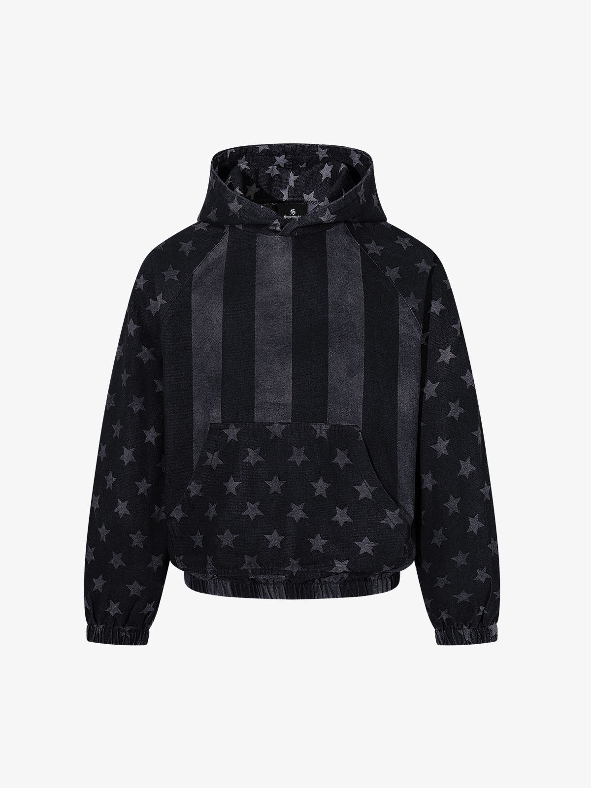 Moletom Pavtros Distressed Star Print Boxy