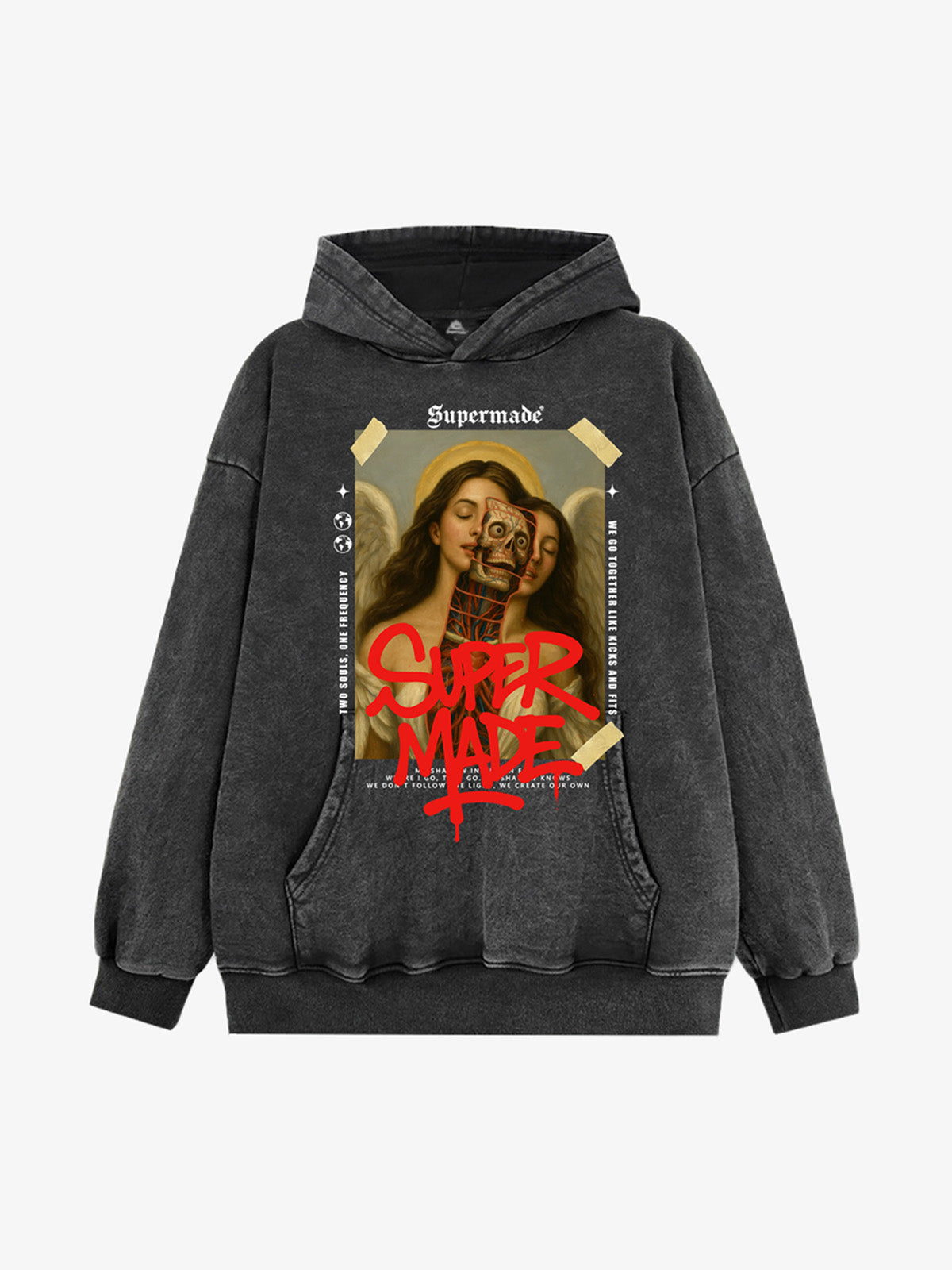 Moletom Pavtros Supermade Sacred Graffiti Off-White - foto 3