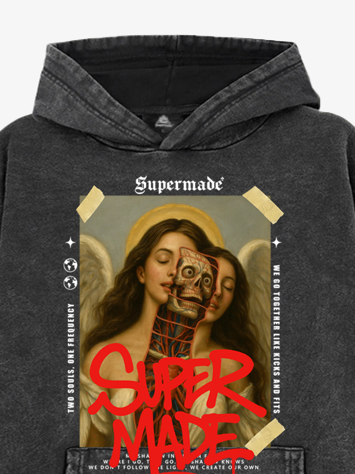 Moletom Pavtros Supermade Sacred Graffiti Off-White - foto 12