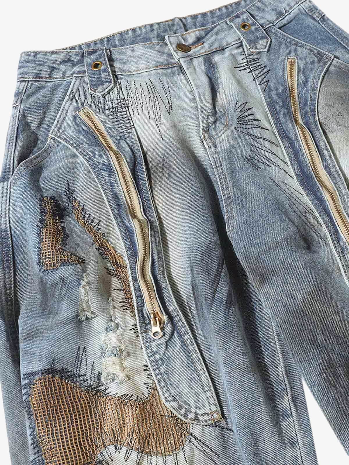 Calça Pavtros Washed Barrel Jeans