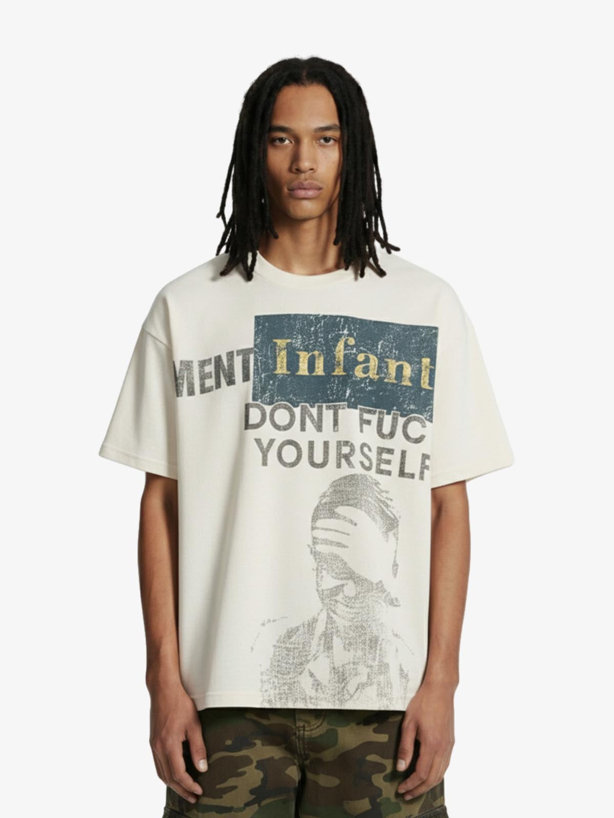 Camiseta Pavtros Studios Infant Dont Fuc Yourself Oversized - foto 1