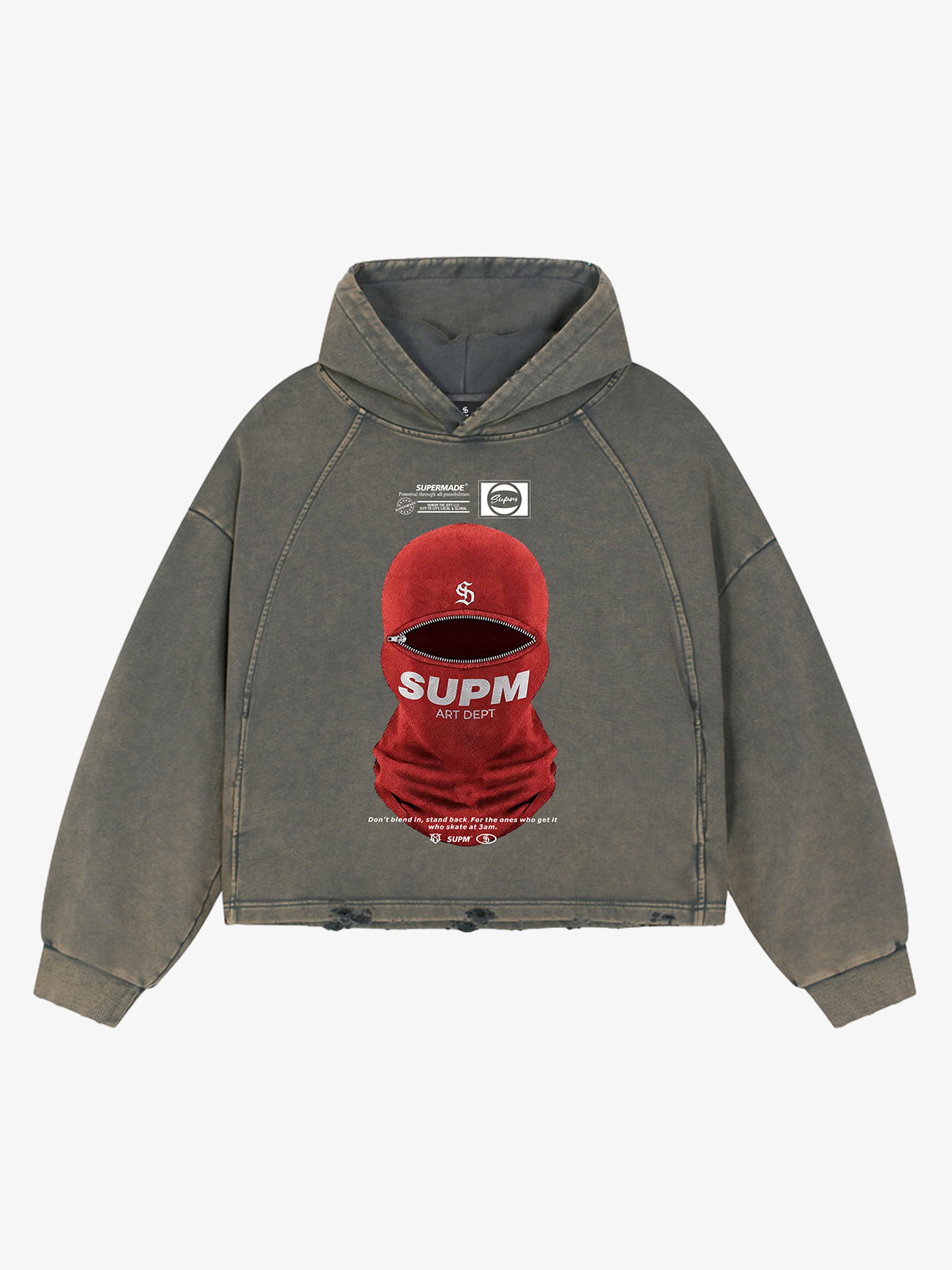 Moletom Pavtros Balaclava Red Mask Hoodie - foto 3