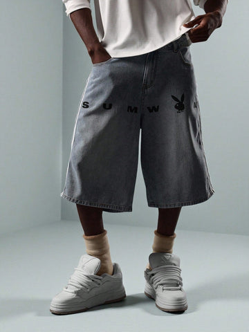 Short Pavtros Jeans List Oversized - foto 1