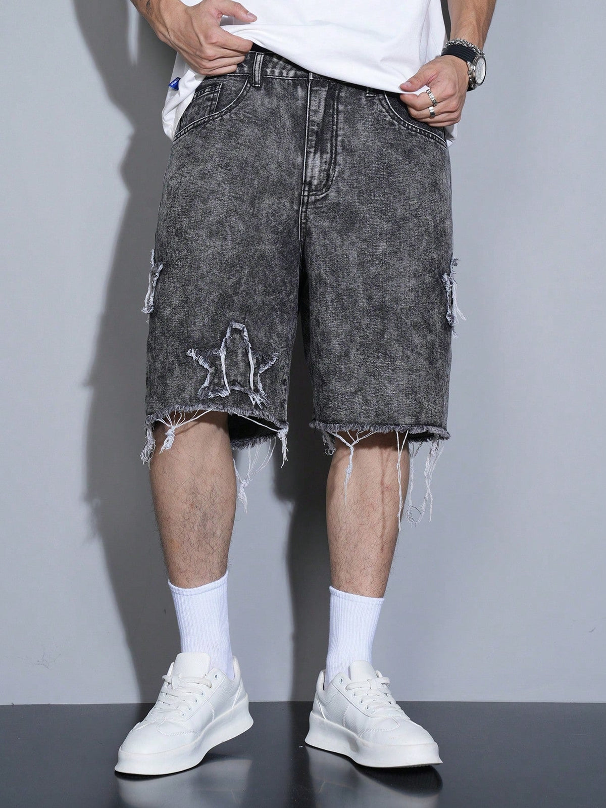 Short Pavtros Denim Star - foto 3