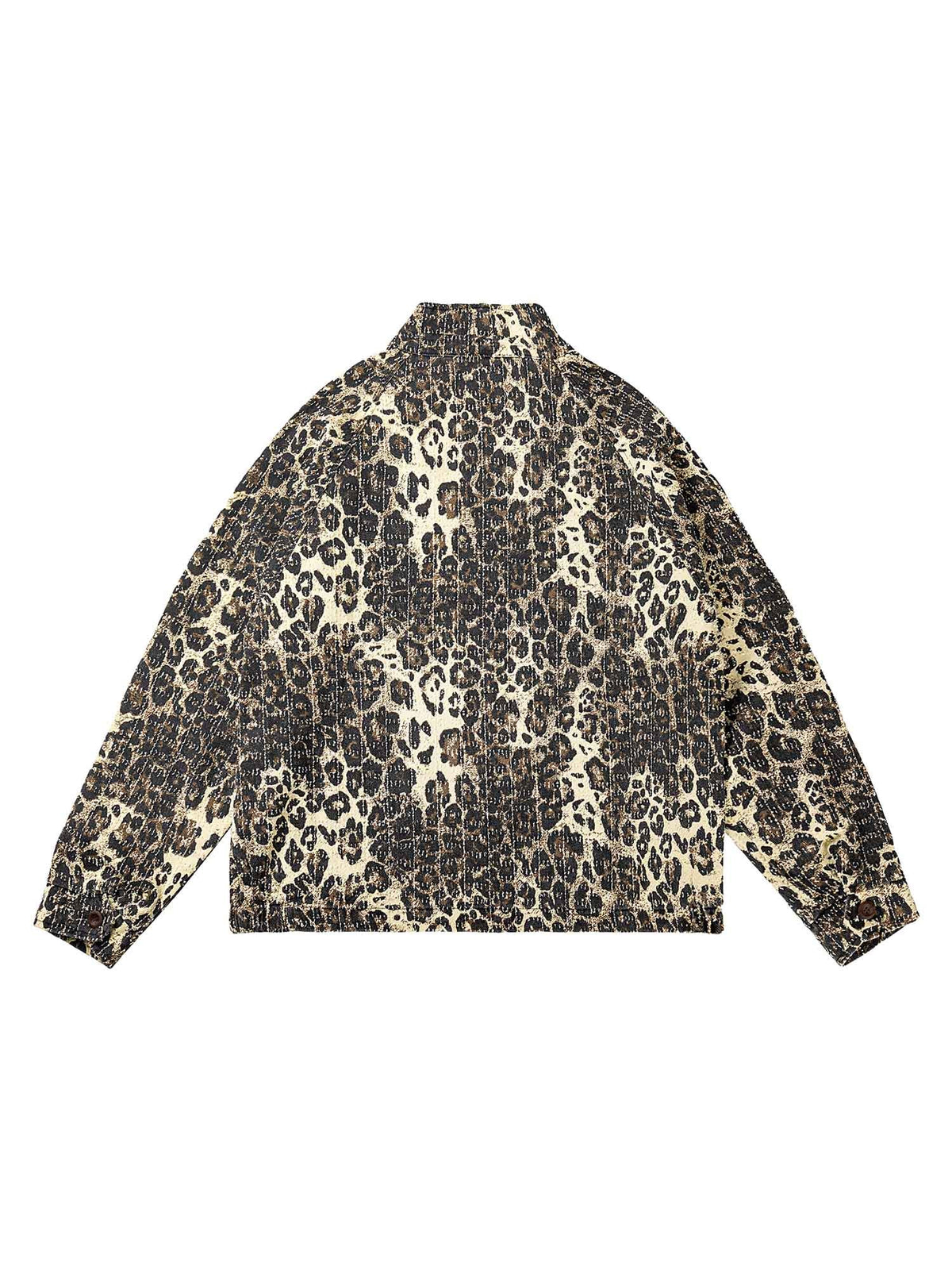 Jaqueta Pavtros Retro Leopard Printed Denim - foto 1