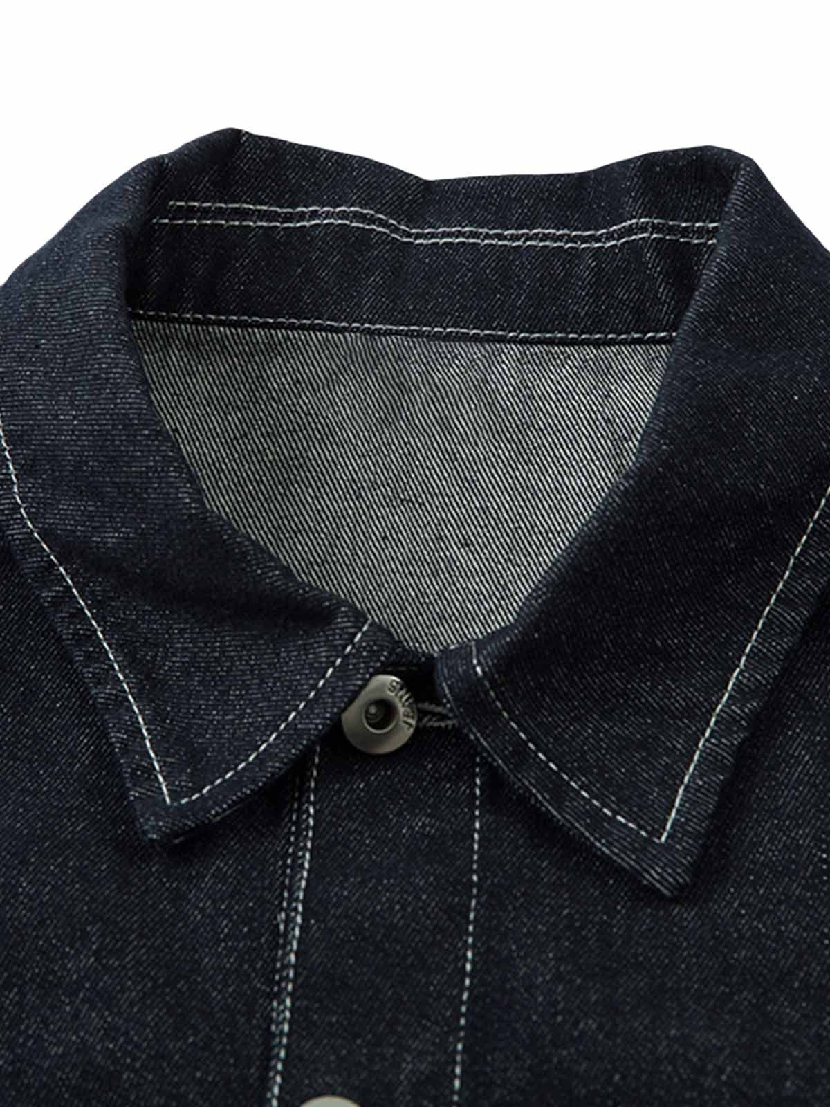 Jaqueta Pavtros Retro Color Denim Jacket - foto 3