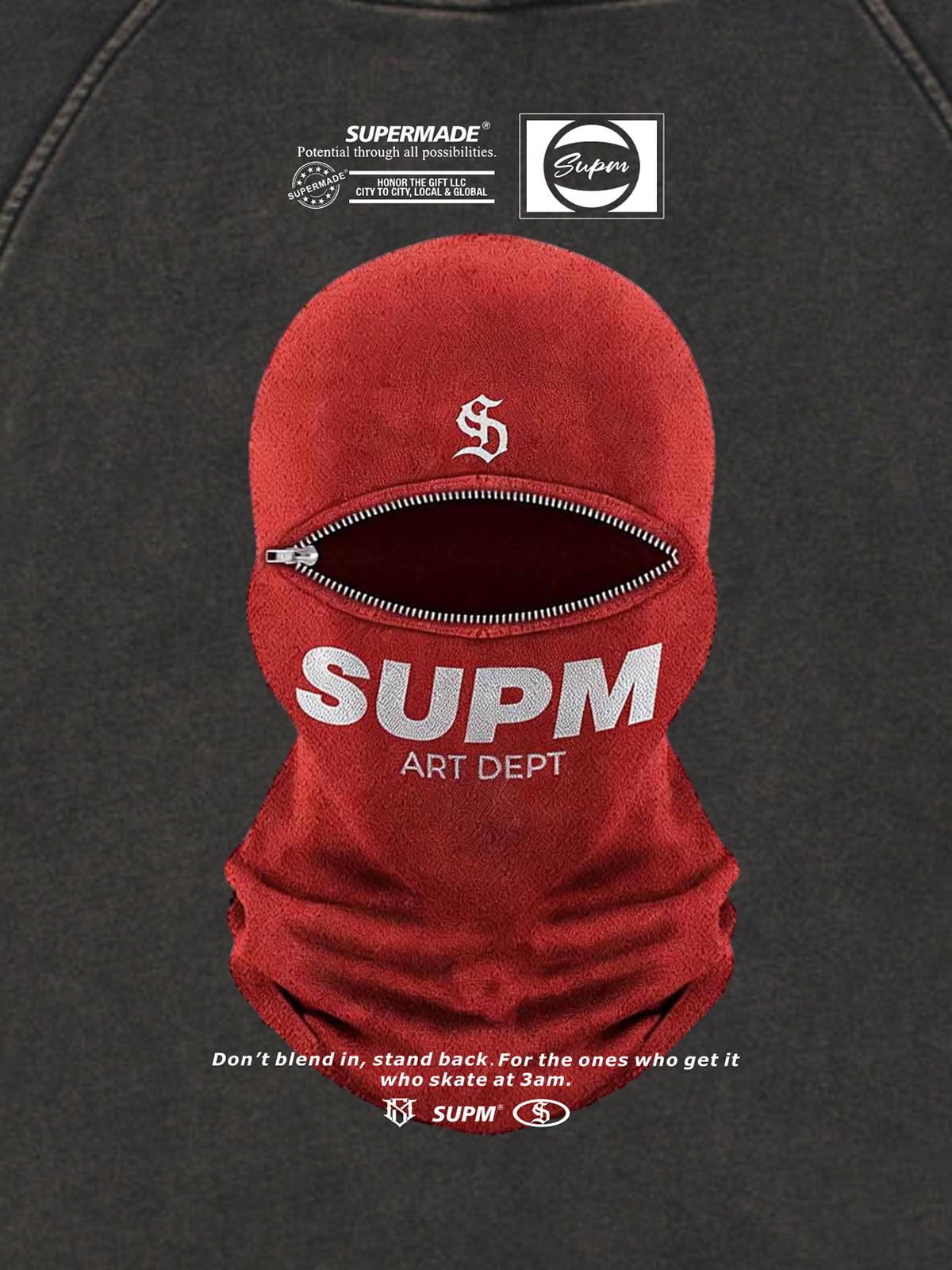 Moletom Pavtros Balaclava Red Mask Hoodie - foto 12