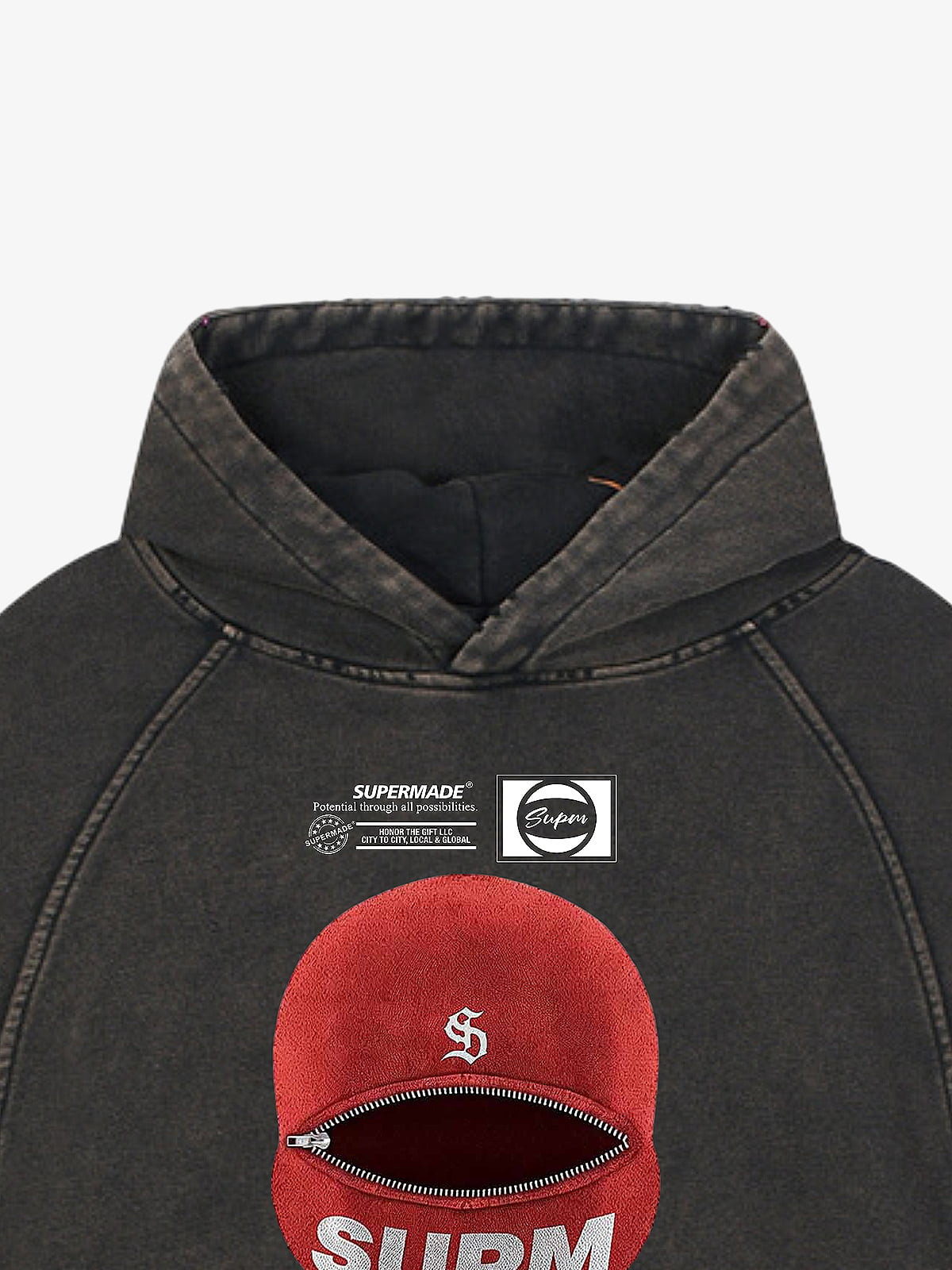 Moletom Pavtros Balaclava Red Mask Hoodie - foto 10
