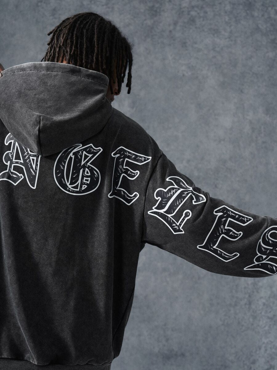 Moletom Pavtros Streetwear LA Preto