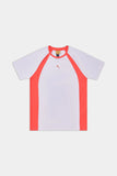 Camiseta Esportiva Class Pipa 3D (Off White/Orange)
